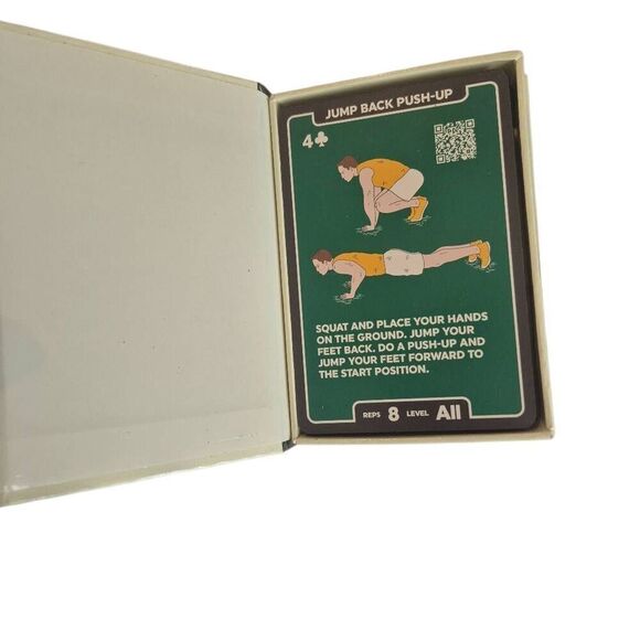 Bodyweight Exercise Cards: Workout Playing Card Game. Designed by a Military Fit - Picture 12 of 14